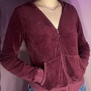 Maroon Juicy Couture Jacket